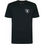 T-shirts col rond Fanatics noirs en coton Las Vegas Raiders à manches courtes à col rond Taille S pour homme 