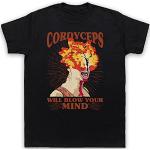 Last Us Cordyceps Will Blow Your Mind Zombie Fungus T-Shirt des Hommes, Noir, XL