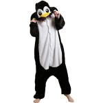LATH.PIN Adulte Kigurumi Unisexe Anime Animal Costume Cosplay Combinaison Pyjama ou Déguisement (Pingouins,M(Convient 158-165cm))