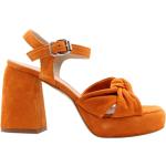 Sandales à talons Laura Bellariva orange Pointure 41 look fashion pour femme 