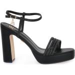Sandales à talons Laura Biagiotti noires Pointure 38 look fashion pour femme 