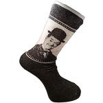 Laurel et Hardy Comédie Vintage Socquettes Unisexe Nouveauté Taille Adulte 6-11