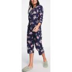 Pyjashorts de créateur Ralph Lauren Lauren by Ralph Lauren bleus à rayures à motif fleurs Taille XL classiques pour femme en promo 