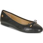 Chaussures casual de créateur Ralph Lauren noires en cuir Pointure 41 avec un talon jusqu'à 3cm look casual pour femme 