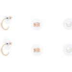 Boucles d'oreilles en perles de créateur Ralph Lauren en plastique à perles à motif papillons pour femme 