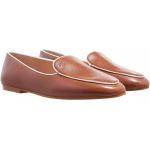 Chaussures casual de créateur Ralph Lauren marron à élastiques look casual pour femme en promo 