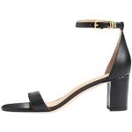 Sandales à talons de créateur Ralph Lauren noires Pointure 40 look fashion pour femme 
