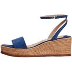Sandales à talons de créateur Ralph Lauren bleues Pointure 36 avec un talon entre 3 et 5cm look fashion pour femme 