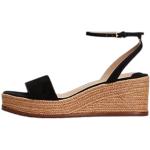 Sandales à talons de créateur Ralph Lauren noires Pointure 40 avec un talon entre 3 et 5cm look fashion pour femme 