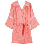Robes de chambre longues Laurence Tavernier Paris roses en dentelle Taille M pour femme en promo 