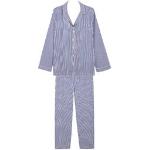 Pyjamas Laurence Tavernier Paris bleu marine à rayures en popeline Taille S classiques pour femme 