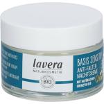 Crèmes de nuit Lavera bio naturelles vegan à l'huile de jojoba 50 ml pour le visage anti rides régénérantes 