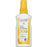 Protection solaire Lavera bio naturels indice 50 sans parfum 100 ml pour le visage texture lait pour enfant 