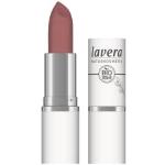 Produits pour les lèvres Lavera roses finis mate longue tenue bio naturels à huile de tournesol sans silicone pour les lèvres 