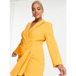 Robes cache-coeur Lavish Alice Plus orange Taille XXL plus size classiques pour femme en promo 