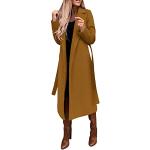 Coupe-vents d'automne marron imperméables coupe-vents Taille M plus size look fashion pour femme 
