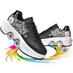 Chaussures de skate  roses à motif fleurs Pointure 42 look fashion 