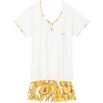 Pyjamas Le Chat Lingerie blancs à fleurs en modal Taille XS look casual pour femme 