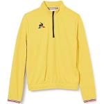 Sweats Le Coq sportif jaunes à capuche Taille XL look sportif pour homme 