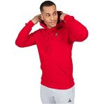 Sweats Le Coq sportif rouges à capuche Taille L look sportif pour homme 