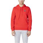 Sweats Le Coq sportif rouges en coton à capuche Taille XXL look sportif pour homme 