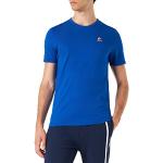 T-shirts Le Coq sportif bleus à manches courtes à manches courtes Taille XL look sportif pour homme 