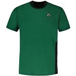 T-shirts Le Coq sportif verts en jersey à manches courtes à manches courtes Taille XL look sportif 