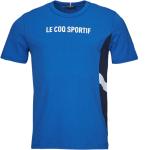 T-shirts Le Coq sportif bleus Taille S look sportif pour homme 