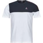 T-shirts Le Coq sportif blancs Taille XL look sportif pour homme en promo 