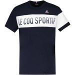T-shirts Le Coq sportif bleus Taille XXL look sportif pour homme 