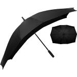 Le Monde du Parapluie FALCONETW3NOIR Parapluie Droit pour Deux personnes Noir, Parapluie XXL de 140 cm de Diamètre, Grand parapluie avec 10 Baleines en Fibre de Verre Incassables - Falcone Noir