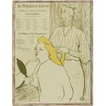 Le Poète | Vintage Toulouse Lautrec Français Affiche D'art Décor Mural Neutre Formats D'impression 18x24 9x12