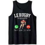 Maillots de rugby noirs Tournoi des 6 nations XV de France Taille S look fashion pour homme 