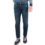 Jeans slim Le Temps des Cerises bleus délavés look fashion pour homme en promo 