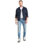 Jeans slim Le Temps des Cerises bleus délavés look fashion pour homme 