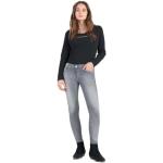 Jeans slim Le Temps des Cerises gris délavés look fashion pour femme 