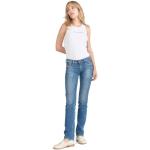 Jeans push-up Le Temps des Cerises bleus délavés look fashion pour femme 
