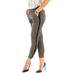 Pantalons Le Temps des Cerises marron à carreaux Taille XL look fashion pour femme 