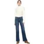 Jeans flare Le Temps des Cerises bleus délavés look fashion pour femme 