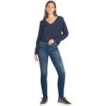 Jeans slim Le Temps des Cerises bleus délavés look fashion pour femme 