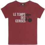 T-shirts à manches courtes Le Temps des Cerises rouge bordeaux Taille 16 ans look fashion pour fille de la boutique en ligne Amazon.fr 