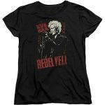 LEARNE Billy Idol Brick Wall Rebel Yell T Shirt Licensedmerch Black T-Shirts à Manches Courtes(XX-Large)