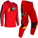 Maillots moto-cross Leatt rouges en jersey Taille 3 XL 