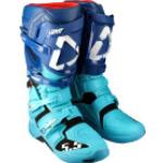 Bottes de moto Leatt bleus foncé pour pieds larges Pointure 23 pour enfant 