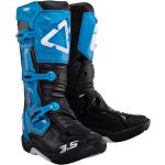 Chaussures trail Leatt bleues en microfibre à motif moto pour pieds larges Pointure 44,5 pour homme 