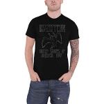 T-shirts noirs Led Zeppelin Taille S look Rock pour homme 