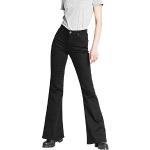 Jeans flare Lee noirs stretch W27 look fashion pour femme en promo 