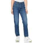Jeans taille haute Lee bleus délavés stretch W30 look casual pour femme 