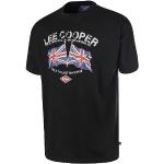T-shirts Lee Cooper noirs à manches courtes à manches courtes Taille XL classiques pour homme 