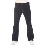 Jeans évasés Lee Denver bleus à logo en denim délavés stretch W42 look fashion pour homme en promo 